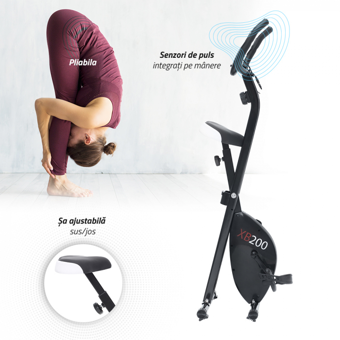 Bicicleta magnetica fitness verticala Techfit XBIKE [3]