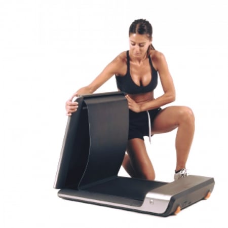 Banda de alergare electrica Toorx walking pad mineral grey [2]