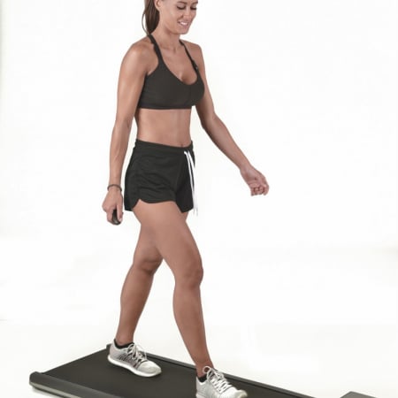 Banda de alergare electrica Toorx walking pad gri [0]