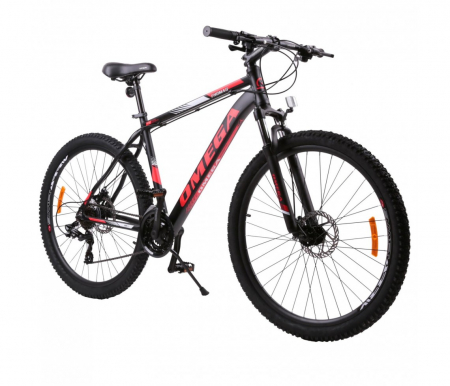 Bicicleta mountainbike Omega Thomas 27.5" negru/rosu [1]