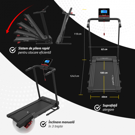 Banda de alergare electrica Techfit nou MT90N [3]