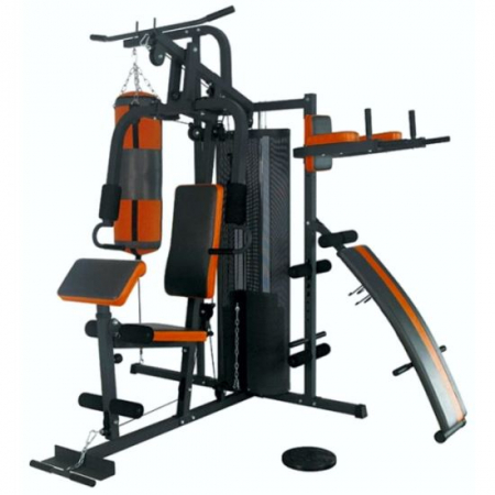 APARATE MULTIFUNCTIONALE FITNESS - Aparat Fitness Multifunctional 4 Posturi Dhs 3003 - Negru-Rosu