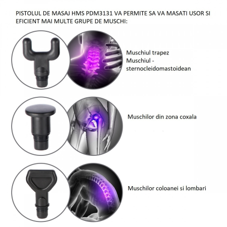 Pistol masaj HMS PDM3131 [29]
