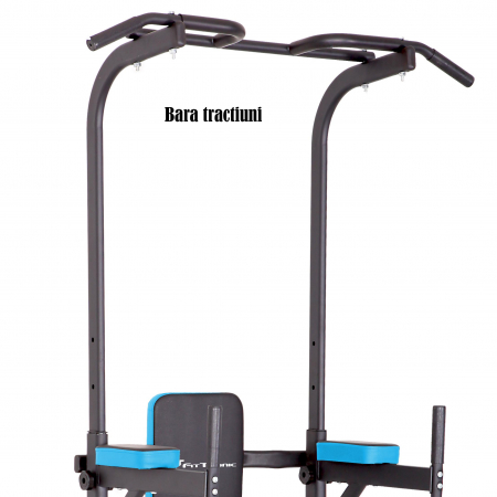 Aparat multifunctional de tractiuni FitTronic® Atletic T2000,  greutate maxima utilizator 120 kg, suport tractiuni reglabil [1]