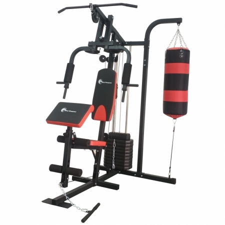 APARATE MULTIFUNCTIONALE FITNESS - Aparat multifunctional FitTronic AM7300, sac de box inclus, greutate suportata 150 kg