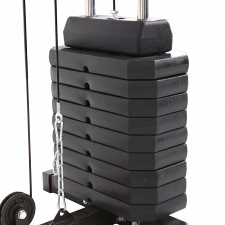 Aparat multifunctional FitTronic® Atletic 420, 45 kg incluse, greutate maxima utilizator 120 kg, bara tractiune [4]