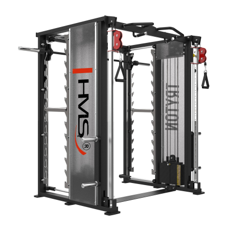 APARATE MULTIFUNCTIONALE FITNESS - Aparat Multifunctional HMS Smith Machine 3D TRYTON