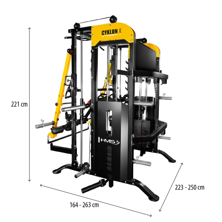 Aparat Multifunctional HMS SMITH MACHINE CYKLON X [3]