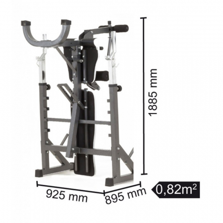 BANCI FITNESS - Banca multifunctionala profesionala TOORX WBX-90