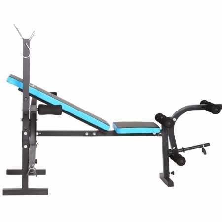 Banca reglabila multifunctionala FitTronic® Atletic B450, suport haltera inclus, greutate suportata 120 kg [7]