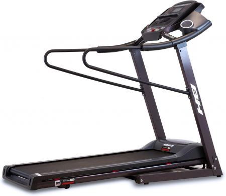 BENZI DE ALERGAT - Banda de alergare BH FITNESS Pioneer Senior cu balustrade de siguranta si acces usor