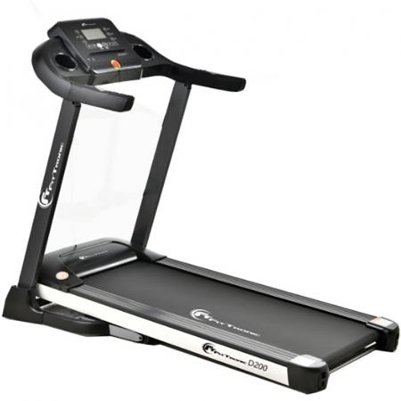 BENZI DE ALERGAT - Banda de alergare electrica FitTronic® Delta 200, motor 2.5CP, viteza maxima 14 km, autolubrifiere, bluetooth, Kinomap, Zwift, Besyfit