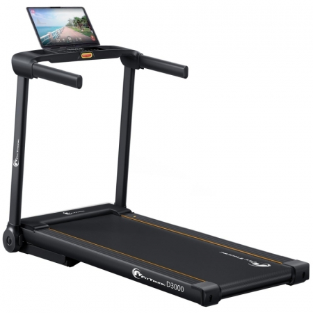 BENZI DE ALERGAT - Banda de alergare electrica FitTronic Delta 3000, motor 2.0 CP, greutate suportata 120kg, viteza pana la 14km/h, suprafata alergare 120x42cm, ,Aplicatii  Zwift, Kinomap, Besyfit