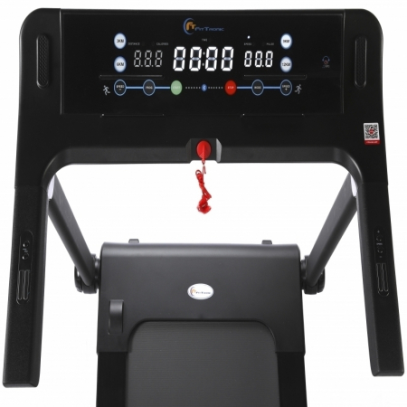 Banda de alergare electrica FitTronic Ultra 2500, motor 2.5 CP, viteza pana la 16 km/h, suprafata alergare 125x45 cm, 12 programe de antrenament, Apps Fitshow, Kinomap, Zwift, conexiune bluetooth [6]