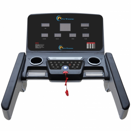 Banda de alergare electrica FitTronic Ultra 8000, motor 4.0 CP, inclinatie electrica 20%, viteza pana la 20km/h, greutate suportata 140 kg, Apps Fitshow, Kinomap, Zwift [4]