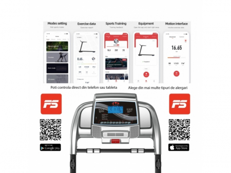 Banda de alergat electrica BodyFit A5000 [3]