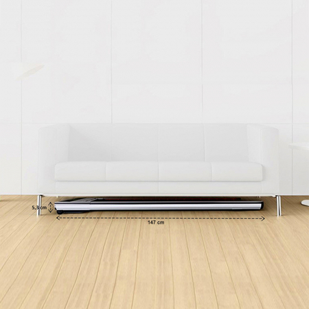 Banda de alergat electrica HMS LOOP08 Gri 0.5CP, 100KG [19]