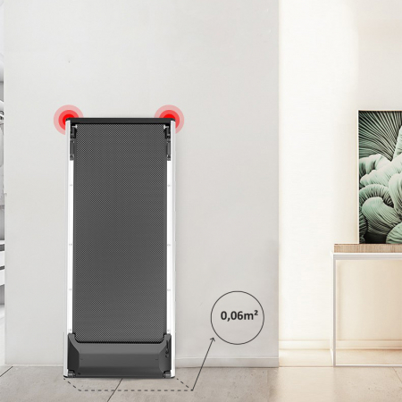 Banda de alergat electrica HMS LOOP08 Gri 0.5CP, 100KG [20]