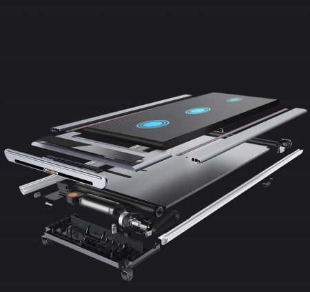 Banda de alergat electrica HMS LOOP08 Roz 0.5CP, 100KG [21]