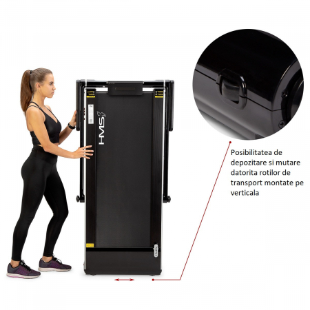 Banda de alergat electrica HMS LOOP12 MULTI, 2.5CP, 120kg [16]