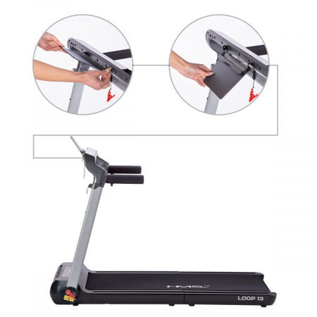 Banda de alergat electrica HMS LOOP13, 1.5CP, 110kg [4]