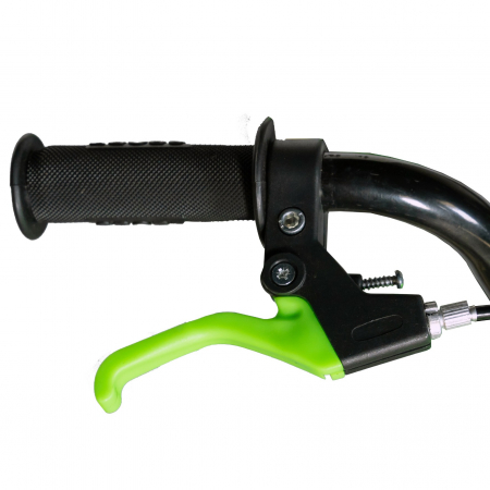 Bicicleta baieti Rich Baby 4-6 Ani, Roti 16 Inch, Frane C-Brake, Roti Ajutatoare, Rich Baby CST16/04C Cadru Negru cu Design Verde [4]