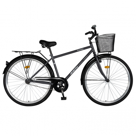 Bicicleta CITY 28" Rich Bike Exquisite R2891A, culoare gri/alb [0]