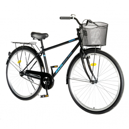Bicicleta CITY 28" Rich Exquisite R2891A, culoare negru/albastru [1]