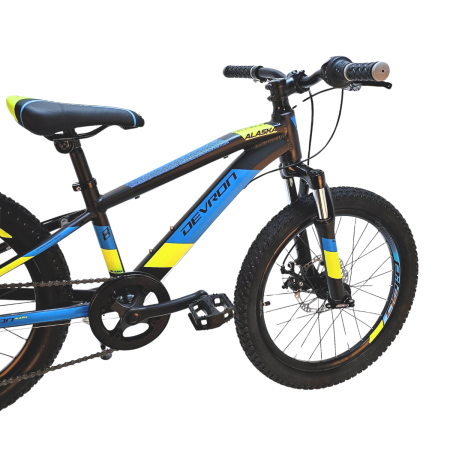 Bicicleta Copii Devron Alaska - 20 Inch, Negru-Albastru [4]