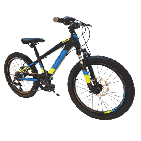 Bicicleta Copii Devron Alaska - 20 Inch, Negru-Albastru [1]
