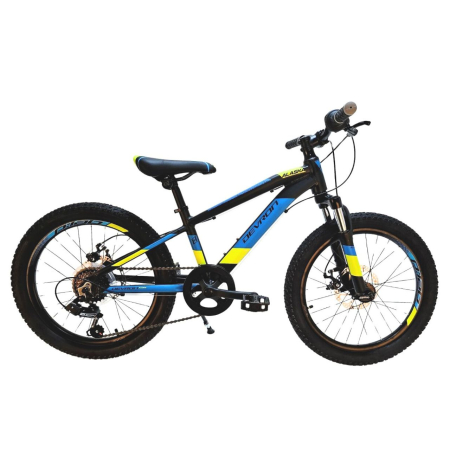 BICICLETE - Bicicleta Copii Devron Alaska - 20 Inch, Negru-Albastru