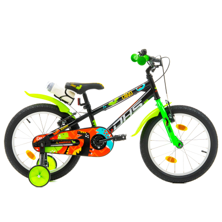 Biciclete copii - Bicicleta Copii DHS Dino - 18 Inch, Negru