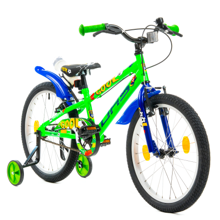 Bicicleta Copii DHS Football - 20 Inch, Verde [2]