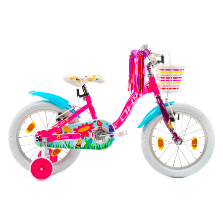 Biciclete copii - Bicicleta Copii DHS Summer - 16 Inch, Roz/Albastru