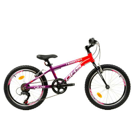 Biciclete copii - Bicicleta Copii Dhs Terrana 2023 - 20 Inch, Violet/Roz