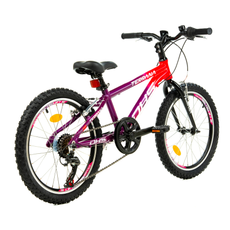 Bicicleta Copii Dhs Terrana 2023 - 20 Inch, Violet/Roz [2]