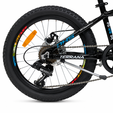Bicicleta Copii Dhs Terrana 2023B, model 2026 - 20 Inch, Albastru-Negru [3]