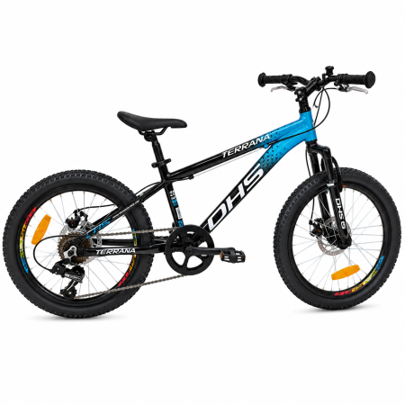 BICICLETE - Bicicleta Copii Dhs Terrana 2023B, model 2026 - 20 Inch, Albastru-Negru