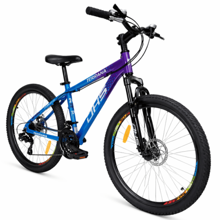 Bicicleta Copii Dhs Terrana 2423, model 2026 - 24 Inch, Violet-Albastru [1]