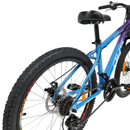 Bicicleta Copii Dhs Terrana 2423, model 2026 - 24 Inch, Violet-Albastru [3]