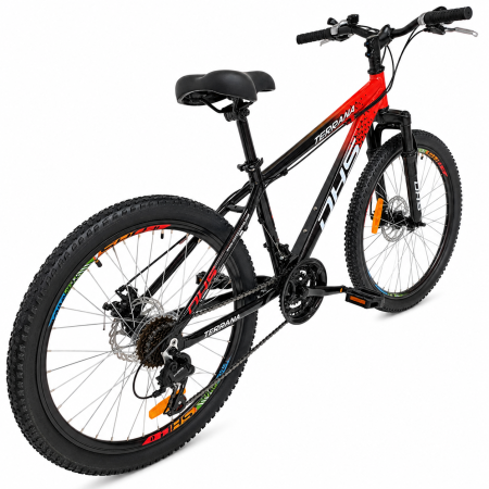 Bicicleta Copii Dhs Terrana 2423B, model 2026 - 24 Inch, Rosu-Negru [2]