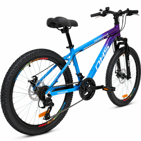 Bicicleta Copii Dhs Terrana 2423B, model 2026 - 24 Inch, Violet-Albastru [2]