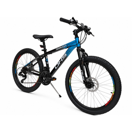 Bicicleta Copii Dhs Terrana 2423C, model 2026 - 24 Inch, Albastru-Negru [1]