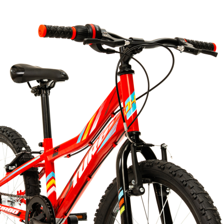 Bicicleta Copii DHS Turbo - 20 Inch, Rosu [4]