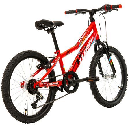 Bicicleta Copii DHS Turbo - 20 Inch, Rosu [2]