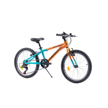 BICICLETE - Bicicleta copii Pegas Mini Drumet - 20 inch, Portocaliu/Turcoaz