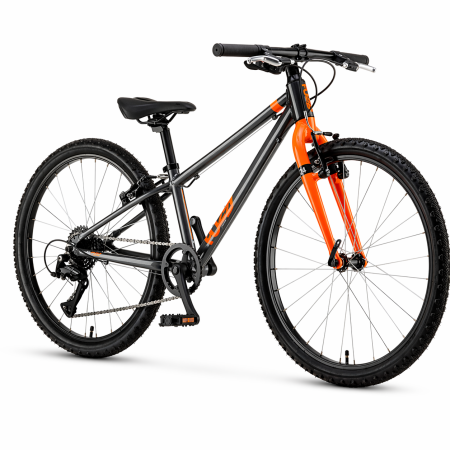 Bicicleta Copii Polar Fuzzy - 24 Inch, Gri [1]