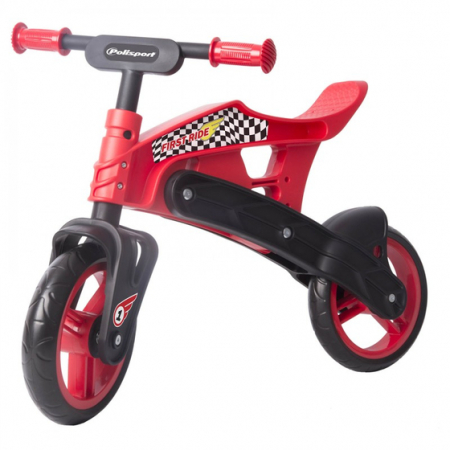 BICICLETE - Bicicleta Copii Polisport Balance Bike Off-Road - Rosu-Negru