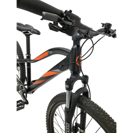 Bicicleta Copii Prophete 11721 - 24 inch, 8 viteze, Negru-Portocaliu [2]