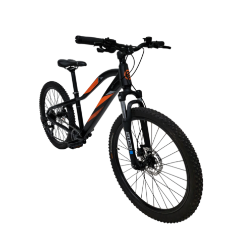 Bicicleta Copii Prophete 11721 - 24 inch, 8 viteze, Negru-Portocaliu [1]